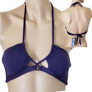 Women's Secret Swimwear Strappy Bralette SZ 32B / S Navy Blue